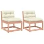 Gartensofas mit Kissen 2 Stk. Massivholz Douglasie von , Outdoor-Sofas - Ref: Foro24-844707, Preis: 133,02 €, Rabatt: %