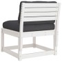 Garden sofas with cushions 2 pcs solid white pine wood by , Outdoor sofas - Ref: Foro24-844705, Price: 151,52 €, Discount: %