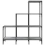 Sonoma-Regal aus Holzwerkstoff und grauem Metall, 92 x 30 x 102 cm von , Bücherregale und Regale - Ref: Foro24-845439, Preis:...