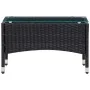 4-piece garden furniture set and black synthetic rattan cushions by vidaXL, Garden sets - Ref: Foro24-45891, Price: 231,92 €,...