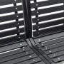 Double steel and WPC garden bench 231 cm by , garden benches - Ref: Foro24-366538, Price: 311,83 €, Discount: %