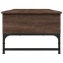 Mesa de centro madera ingeniería metal marrón 100x50x35 cm de , Mesas de centro - Ref: Foro24-845395, Precio: 68,06 €, Descue...