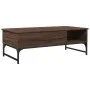Brown metal engineered wood coffee table 100x50x35 cm by , Coffee table - Ref: Foro24-845395, Price: 68,06 €, Discount: %