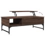 Brown metal engineered wood coffee table 100x50x35 cm by , Coffee table - Ref: Foro24-845395, Price: 68,89 €, Discount: %