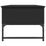 Mesa de centro de madera ingeniería y metal negro 100x50x40 cm de , Mesas de centro - Ref: Foro24-845376, Precio: 78,12 €, De...