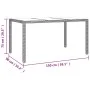 7-teiliges Garten-Essset mit beigen Kissen aus synthetischem Rattan von , Gartensets - Ref: Foro24-3277572, Preis: 556,68 €, ...