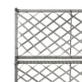 Trellis and flowerbed 2 pots gray synthetic rattan 58x30x107 cm by vidaXL, Pots and planters - Ref: Foro24-46934, Price: 94,8...
