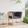 Gartensofa mit Armlehnen und Kissen aus massivem Kiefernholz von , Outdoor-Sofas - Ref: Foro24-844694, Preis: 92,63 €, Rabatt: %