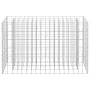 Galvanized steel gabion bed 90x30x60 cm by vidaXL, Pots and planters - Ref: Foro24-145630, Price: 48,93 €, Discount: %