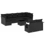 Garden sofa set 10 pieces with black synthetic rattan cushions by , Garden sets - Ref: Foro24-3220624, Price: 638,70 €, Disco...