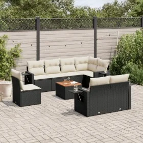 8-piece garden sofa set and black synthetic rattan cushions by , Modular outdoor sofas - Ref: Foro24-3224656, Price: 562,81 €...