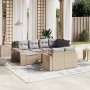 11-piece garden sofa set with beige synthetic rattan cushions by , Garden sets - Ref: Foro24-3228919, Price: 564,32 €, Discou...