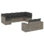 9-teiliges Gartenmöbel-Set und graue synthetische Rattankissen von , Gartensets - Ref: Foro24-3255357, Preis: 574,58 €, Rabat...
