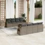 9-teiliges Gartenmöbel-Set und graue synthetische Rattankissen von , Gartensets - Ref: Foro24-3219949, Preis: 558,97 €, Rabat...
