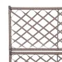 Trellis and flowerbed 2 pots brown synthetic rattan 58x30x107cm by vidaXL, Pots and planters - Ref: Foro24-46937, Price: 93,4...