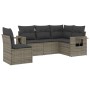 Juego de sofás jardín con cojines 5 pzas ratán sintético gris de , Conjuntos de jardín - Ref: Foro24-3220169, Precio: 325,82 ...