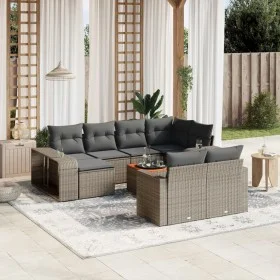 11-piece garden sofa set and gray synthetic rattan cushions by , Modular outdoor sofas - Ref: Foro24-3261310, Price: 596,29 €...