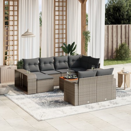 11-piece garden sofa set and gray synthetic rattan cushions by , Modular outdoor sofas - Ref: Foro24-3261310, Price: 615,19 €...