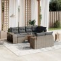 11-piece garden sofa set and gray synthetic rattan cushions by , Modular outdoor sofas - Ref: Foro24-3261310, Price: 615,19 €...