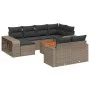11-piece garden sofa set and gray synthetic rattan cushions by , Modular outdoor sofas - Ref: Foro24-3261310, Price: 596,29 €...