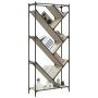 Engineered wood and metal Sonoma oak shelving 79x30x180 cm by , Bookcases and shelves - Ref: Foro24-845432, Price: 95,01 €, D...
