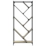 Engineered wood and metal Sonoma oak shelving 79x30x180 cm by , Bookcases and shelves - Ref: Foro24-845432, Price: 95,01 €, D...