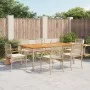 7-piece garden dining set with beige synthetic rattan cushions by , Garden sets - Ref: Foro24-3213582, Price: 597,23 €, Disco...