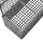Trellis and flowerbed 3 pots gray synthetic rattan 83x30x130 cm by vidaXL, Pots and planters - Ref: Foro24-46935, Price: 105,...