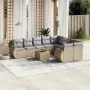 Juego de sofás jardín con cojines beige 10 pzas ratán sintético de , Conjuntos de jardín - Ref: Foro24-3257494, Precio: 654,4...