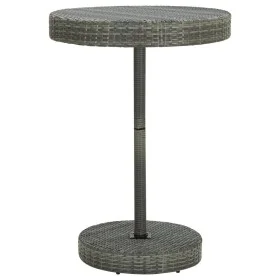 Synthetic gray rattan garden table 75.5x106 cm by vidaXL, Garden tables - Ref: Foro24-45860, Price: 74,52 €, Discount: %