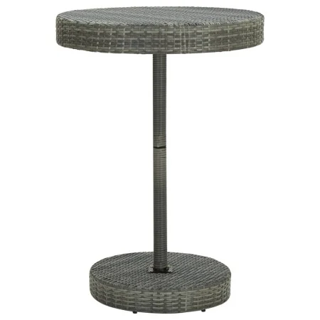 Synthetic gray rattan garden table 75.5x106 cm by vidaXL, Garden tables - Ref: Foro24-45860, Price: 74,52 €, Discount: %