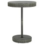 Gartentisch aus synthetischem Rattan grau 75,5x106 cm von vidaXL, Gartentische - Ref: Foro24-45860, Preis: 74,97 €, Rabatt: %