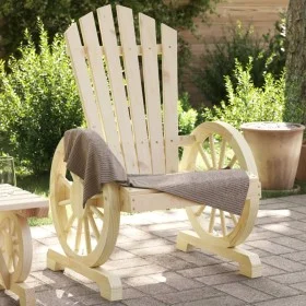 Adirondack garden armchair solid fir wood by , Garden chairs - Ref: Foro24-365089, Price: 106,58 €, Discount: %