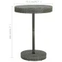 Synthetic gray rattan garden table 75.5x106 cm by vidaXL, Garden tables - Ref: Foro24-45860, Price: 74,52 €, Discount: %