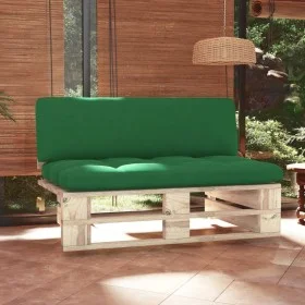 Central pallet sofa for garden made of impregnated pine wood by , Modular outdoor sofas - Ref: Foro24-3066534, Price: 116,39 ...
