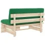 Central pallet sofa for garden made of impregnated pine wood by , Modular outdoor sofas - Ref: Foro24-3066534, Price: 116,39 ...