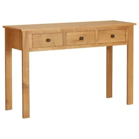 Solid oak wood dressing table 110x40x75 cm by , Side tables - Ref: Foro24-327437, Price: 218,27 €, Discount: %