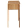 Solid oak wood dressing table 110x40x75 cm by , Side tables - Ref: Foro24-327437, Price: 236,88 €, Discount: %