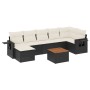 8-piece garden sofa set and black synthetic rattan cushions by , Modular outdoor sofas - Ref: Foro24-3224670, Price: 426,05 €...