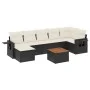 8-piece garden sofa set and black synthetic rattan cushions by , Modular outdoor sofas - Ref: Foro24-3224670, Price: 456,53 €...