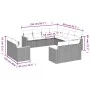 11-piece garden sofa set and black synthetic rattan cushions by , Garden sets - Ref: Foro24-3226497, Price: 671,28 €, Discoun...
