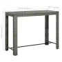 Gray synthetic rattan high garden table 140.5x60.5x110.5 cm by vidaXL, Garden tables - Ref: Foro24-45878, Price: 115,91 €, Di...