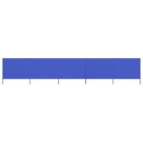 5-panel beach windbreaker in sky blue fabric 600x80 cm by vidaXL, Umbrellas - Ref: Foro24-47159, Price: 44,31 €, Discount: %