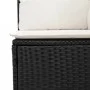 6-teiliges Gartensofa-Set und schwarze synthetische Rattankissen von , Gartensets - Ref: Foro24-3256455, Preis: 360,88 €, Rab...
