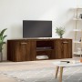 Mueble de TV madera de ingeniería marrón roble 120x34x37 cm von , TV-Möbel - Ref: Foro24-833558, Preis: 65,41 €, Rabatt: %
