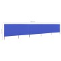 5-teilige Strandwindjacke aus himmelblauem Stoff, 600 x 80 cm von vidaXL, Sonnenschirme - Ref: Foro24-47159, Preis: 45,96 €, ...