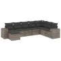 8-teiliges Gartensofa-Set und graue synthetische Rattankissen von , Gartensets - Ref: Foro24-3255297, Preis: 499,68 €, Rabatt: %