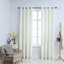 Blackout curtains with rings 2 pcs cream velvet 140x225 cm by vidaXL, Curtains and curtains - Ref: Foro24-134513, Price: 46,8...