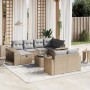 Set de sofás de jardín 11pzas con cojines ratán sintético beige de , Conjuntos de jardín - Ref: Foro24-3266249, Precio: 571,5...