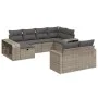 10-piece garden sofa set with gray synthetic rattan cushions by , Garden sets - Ref: Foro24-3266240, Price: 548,47 €, Discoun...